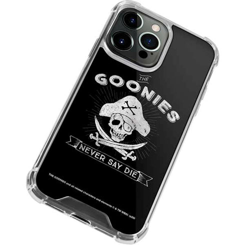 Warner Bros The Goonies (1985) Never Say Die iPhone 13 Pro Max Clear Case